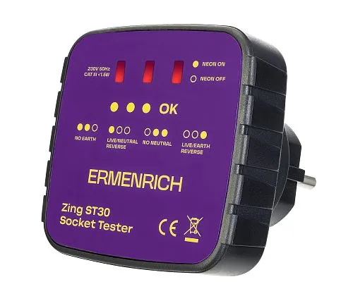 Bild Ermenrich Zing ST30 Steckdosentester, Bild 1