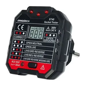 Foto Ermenrich Zing ST40 Steckdosentester
