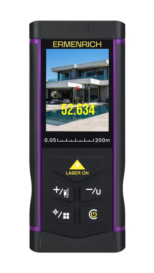 Foto Ermenrich PRO LR200 Laser-Messgerät, mit Kamera, Bild 4