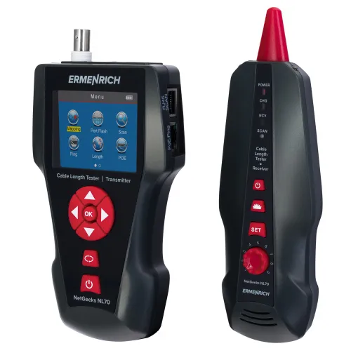Fotografie Ermenrich NetGeeks NL70 Kabellängen-Messgerät, Bild 4