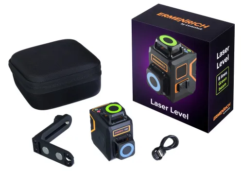Foto Ermenrich PRO LV40  Laserniveau, schwarz, Bild 2