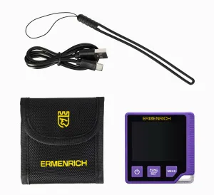 Foto Ermenrich Verk LQ60 3-in-1 Digitale Wasserwaage mit Laser-Messgerät
