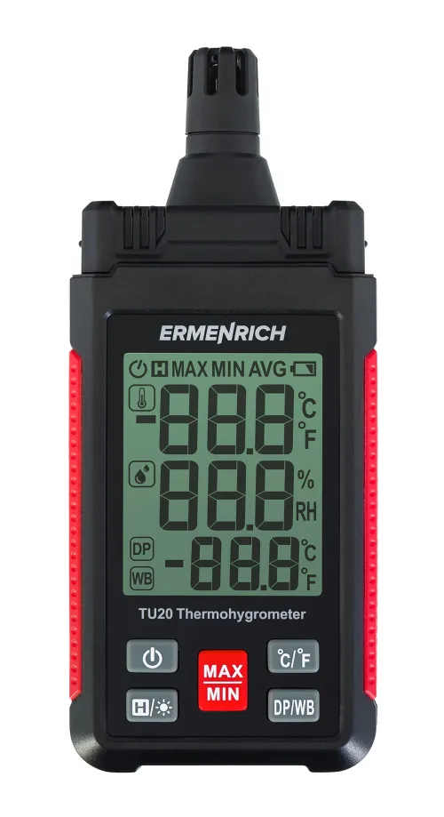 Fotografie Ermenrich Wett TU20 Thermohygrometer, Bild 6