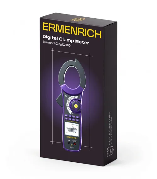 Fotografie Ermenrich Zing DZ100 Digitale Strommesszange , Bild 2