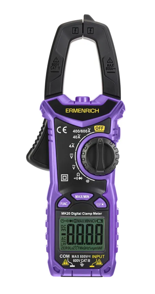 Fotografie Ermenrich Ping MK20 Digitale Strommesszange, Bild 3