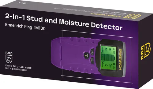 Abbildung Ermenrich Ping TM100 2-in-1 Bolzendetektor und Feuchtigkeitssensor, Bild 2